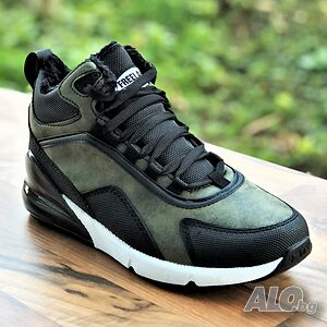 Зимни маратонки с топъл хастар Freeland Army Green