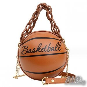 Малка чантичка Brown Basketball