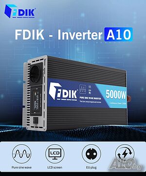Инвертор с чиста синусоида DC 24v към AC 220V 5000W /За Тирове и Слънчеви панели/ | Други | Кнежа