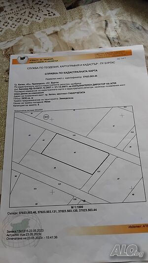Продава имот на морето - парцел/17599 м2 / вилна зона гр. Китен