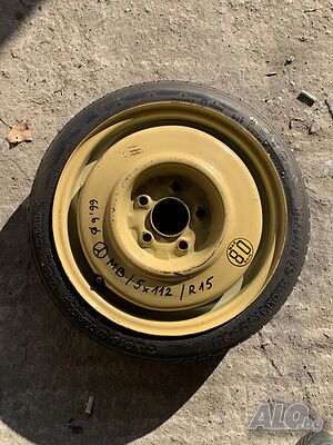 Резервна гума патерица 5х112 15 цола 115/70R15
