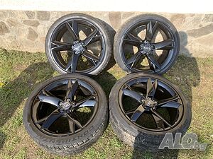 Алуминиеви джанти 5х112 19 цола с гуми 255/35/19 Audi A3,A4,A5,A6...