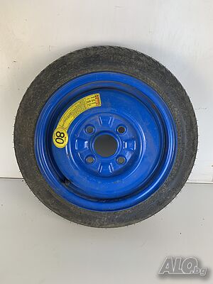 Резервна гума патерица 4х114.3 ц. о. 59 Ет45 R13 цола daewoo matiz 105/80/13