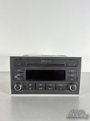Оригинален ЦД Радио Плеър Ауди А4 Б7 (04-08г) Radio CD Player AUDI A4 B7 OEM: 8E0035186AK