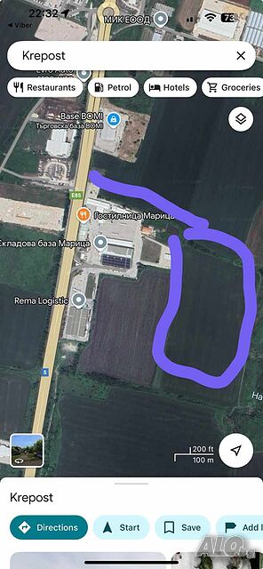 ИМОТИ ЛУКС-КА продава инвестиционен имот зад складова база Марица Хасково