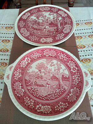 Красиви, старинни произведения-Villeroy& Boch. Обявената цена е за двете.