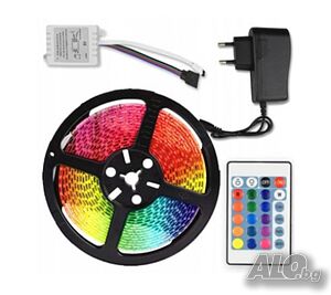 Многоцветна LED лента 5 М