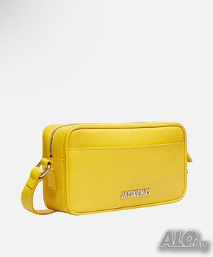 Оригинална жълта чанта Jacquemus Le Baneto Cross-body bag