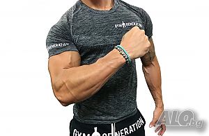 Мъжки маркови тениски за фитнес Gym Generation