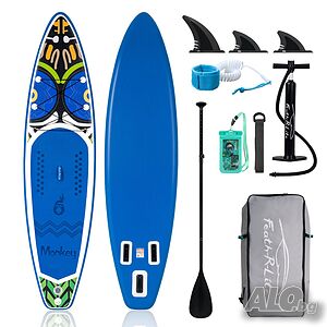 Надуваем падълборд FunWater Monkey 335cm Paddle Board SUP
