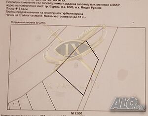 Панорамен парцел за еднофамилна къща в Меден рудник - зона Д