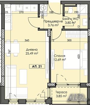 Продажба 2-стаен гр. Пловдив - Тракия 72m²