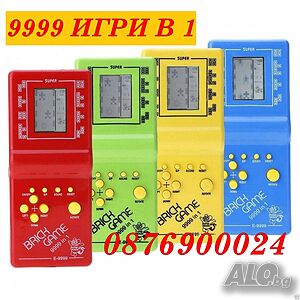 ПРОМО! Тетрис електронна конзола Ретро игра 9999в1