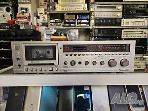 Винтидж ресийвър Panasonic SG-60 + касетен дек в едно. Hi-Fi Cassette Deck Receiver