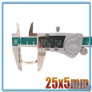 25x5mm МАГНИТ-10кг. неодимов N52, magnit