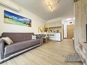 МОЖЕ КРАТКОСРОЧНО! Чисто ново студио в комплекс ”Cascadas Family Resort” в Слънчев Бряг