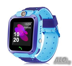 Детски Смарт часовник Smartwatch Q12, Сим карта и камера, GPS тракер, Водоустойчив