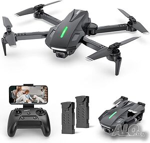 DEERC D70 Мини дрон с 720P HD камера, FPV квадрокоптер с дистанционно управление, 360° въртене