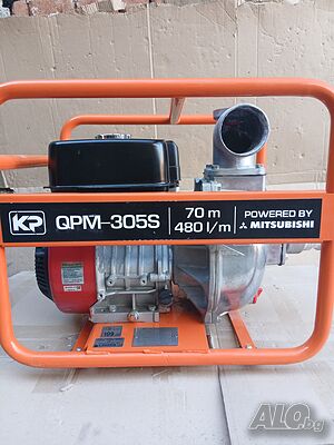 Водна помпа / мотопомпа KP Pump 3” Mitsubishi - 480 л/мин - като нова, само 50 часа работа