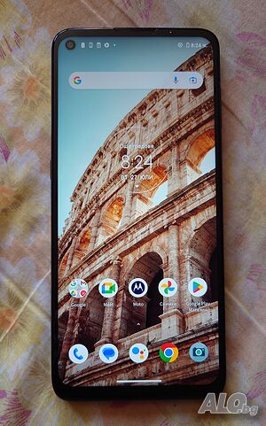 Motorola G9 Plus 6GB/128GB със стъклен протектор и две зарядни