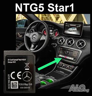 MERCEDES V19 SD Card Navigation A B CLA GLA C Class A218 Map Update