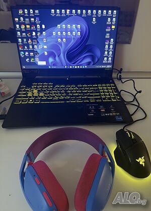 Продавам геймърски лаптоп Asus tuf gaming f15 Asus 15 инча Intel Core i7-13620H (13-то поколение) 32 512 | Лаптопи | София