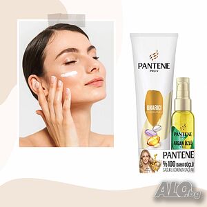 Комплект крем за грижа 275 ml + серум Еликсир с арганово масло 100 ml Pantene Pro-V