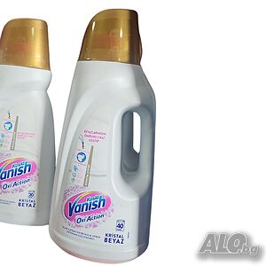 Vanish Oxi Action Kristal Beyaz - Течен избелващ препарат за бяло пране