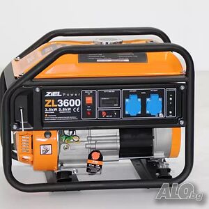 ГЕНЕРАТОР за ток ZIEL 3.5KW Модел ZL3600 Монофазен бензинов ръчен ВИКИ