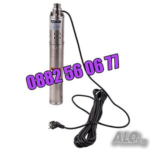Потопяема сондажна винтова водна помпа 1100W, 3 m3/h, ф 100 мм