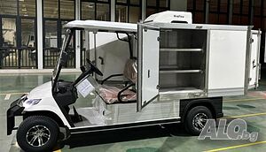 Многофункционална, специализирана голф количка за контролирана доставка на храна