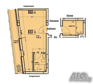 НОВО ПОСТРОЕН едностаен с АКТ 16 в Левски - Андреева