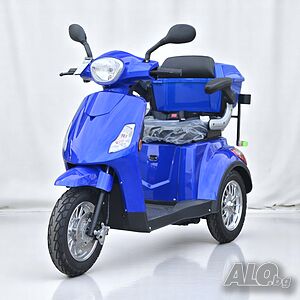 Луксозна електрическа триколка VOLT Electric FM1 1500W /60V /20Ah - Blue