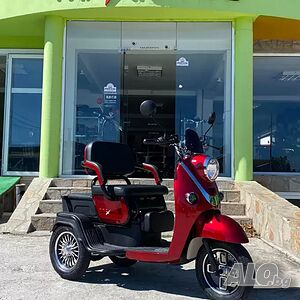 Електрическа триместна триколка MaxMotors X2 1500W Red