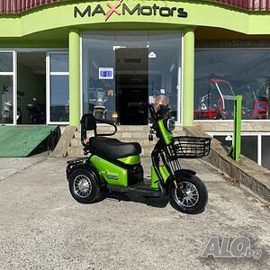Двуместна електрическа триколка Max Motors PUDDING1800W Нов модел