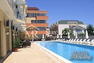 Чудесен двустаен апартамент с панорамна гледка море в к-с “Palm Marina”, Равда