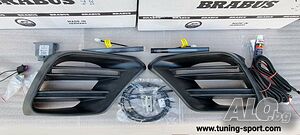 Решетки + Дневни светлини BRABUS S-class W223 AMG Line