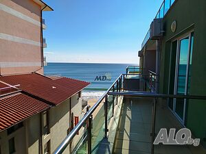 Двустаен апартамент с гледка море в Несебър на първа линия