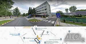 Давам под наем Сграда с търговски и складови помещения в гр Септември