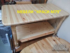 Маса холова с 2 плота-масив. Налична!