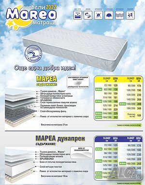 Матраци на най-ниски цени!