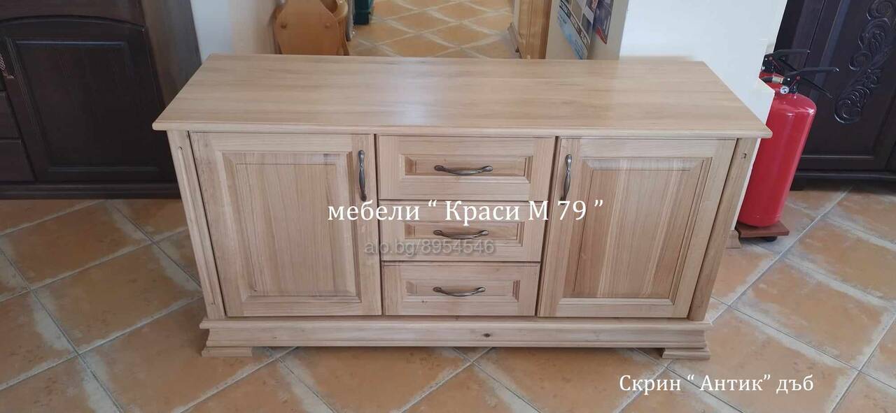 Скрин ” Антик” дъб Скрин, ракла | Мебели за дома и офиса | Добрич Скрин ...