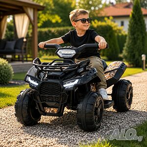 Детско акумулаторно ATV J320 6V - LED светлини, USB музика, за деца 1.5-4 години,