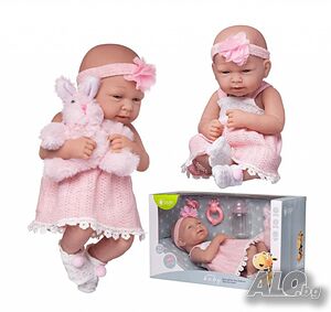 Кукла Junfa Pure Baby в розово 35см