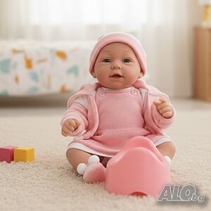 Реалистично бебе с аксесоари Pure Baby - 39см