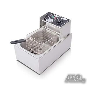 Професионален фритюрник 6L / 2500W - неръждаема стомана