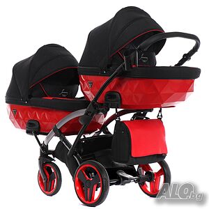 Бебешка количка Junama Diamond S-line Duo Slim 2в1, 3в1 НОВА