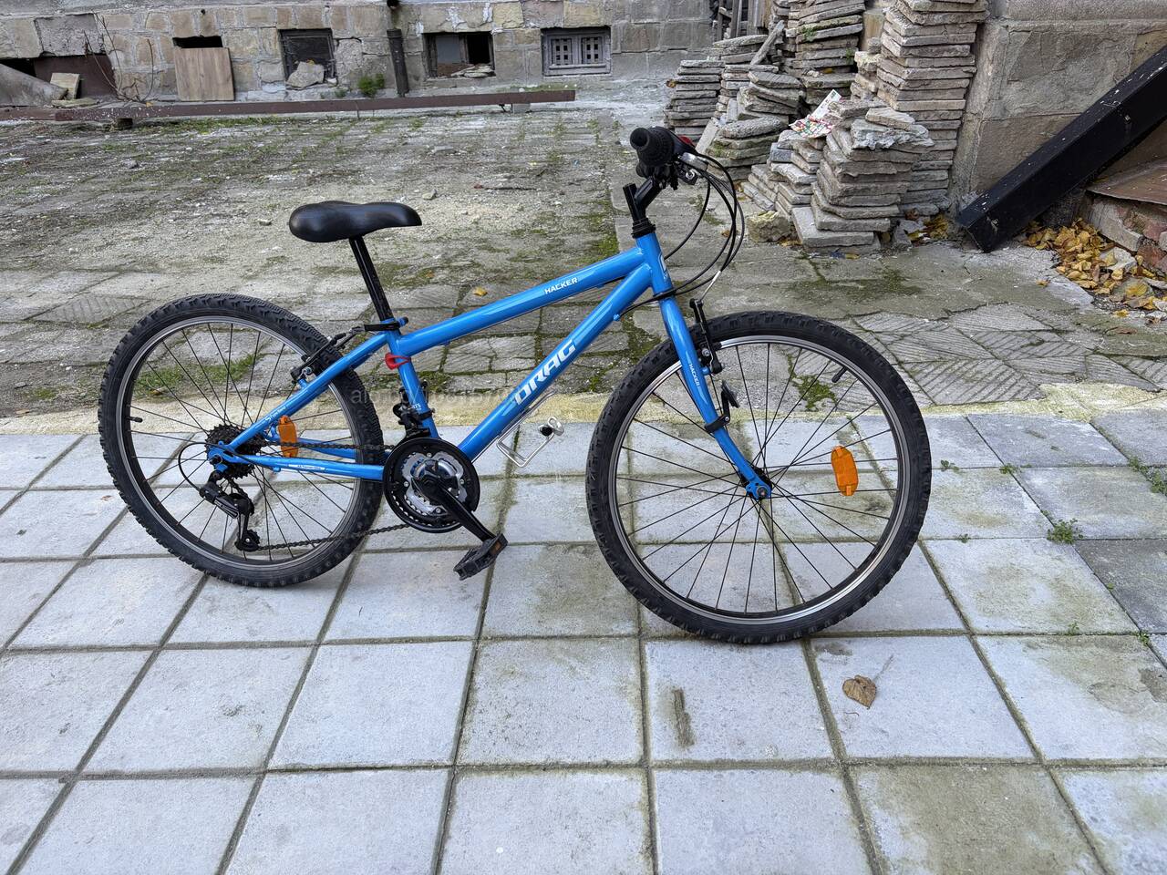 Велосипед Drag Hacker 24’’ Детски велосипед Стоманена рамка 24 ” 20 см ...