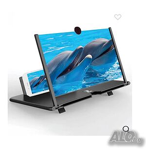 3D увеличител за телефон, 7 inch, черен