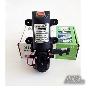 Хидрофорна водна помпа SingFlo 12V, за каравана, кемпер 4L/min 2.4 Bar